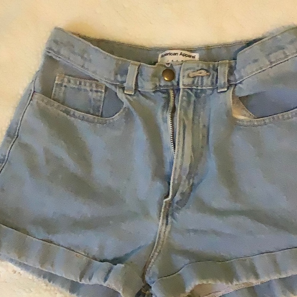 American Apparel Jean Shorts
